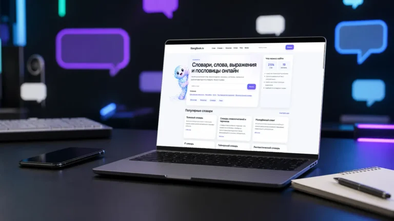 Кейс разработки онлайн-словаря SlangBook.ru с поиском значений сленга и новых слов