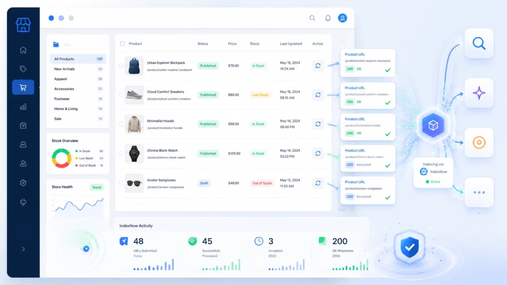 IndexNow для WooCommerce и отправки товаров в Яндекс и Bing