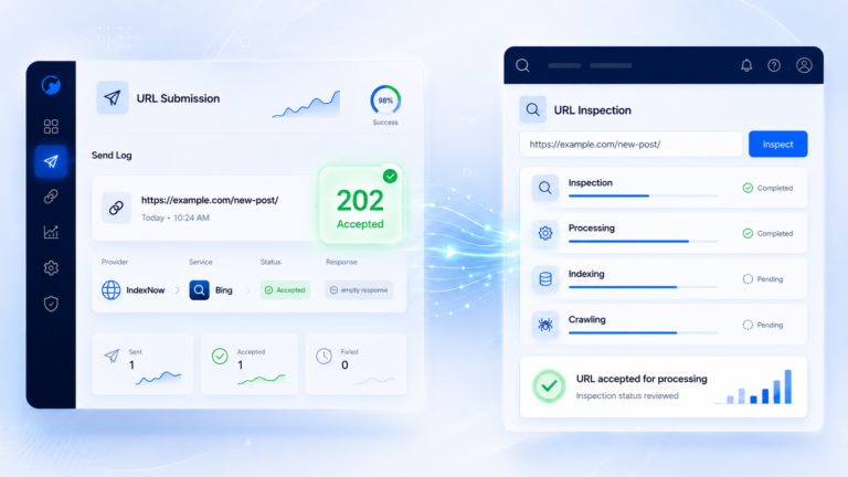 Как проверить отправку IndexNow в Bing Webmaster Tools
