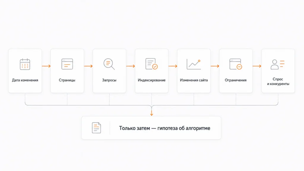 Диагностика изменения позиций сайта в Яндексе Как проверить влияние обновления алгоритмов Яндекса
