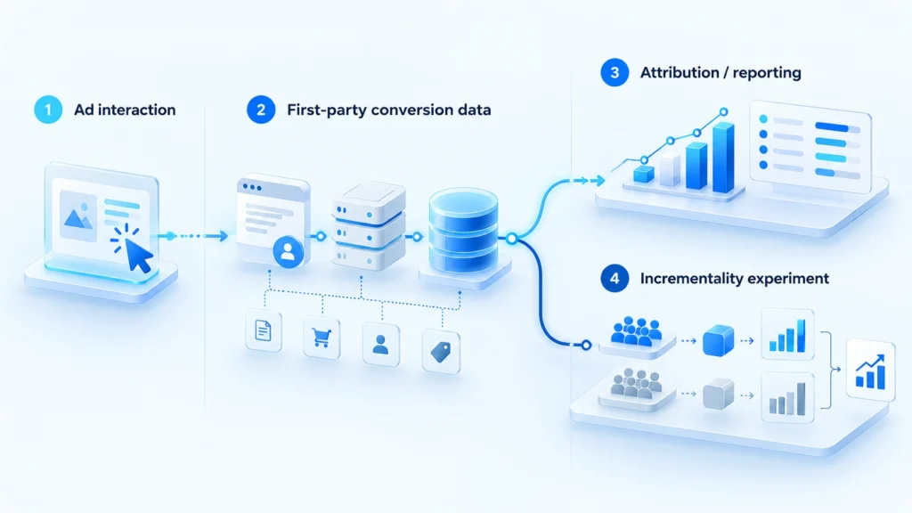 Система измерения ChatGPT Ads от рекламного контакта до incrementality