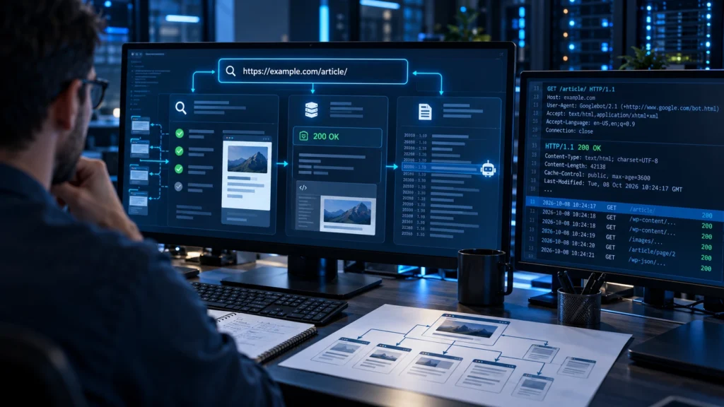 Проверка URL по данным поисковой системы, HTTP-ответу и журналу сервера