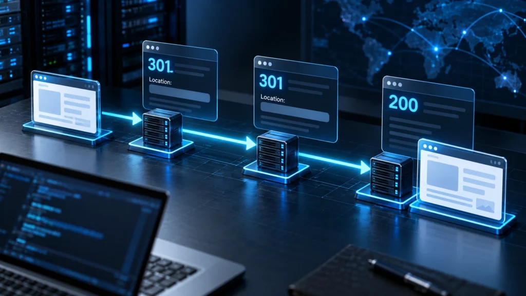 Проверка последовательности HTTP-ответов в redirect chain