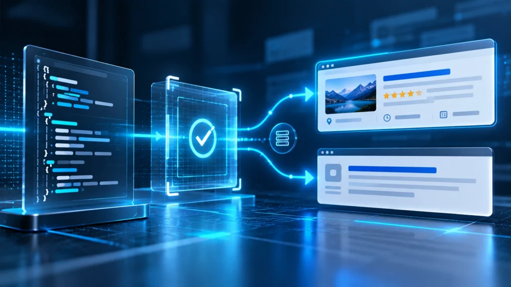 Валидная structured data может привести как к rich result, так и к обычному результату