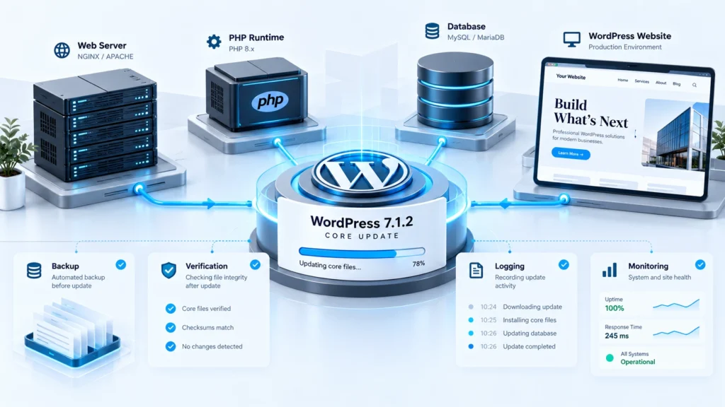 Безопасное обновление production-сайта до WordPress 7.1.2